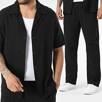 KZR - Conjunto Camisa Manga Curta E Calça 286 Preto