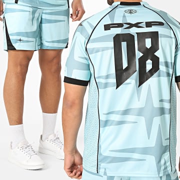PXP - Tracksuit T-Shirts And Jogger Short 2610308 2640308 Blue Green Turquoise