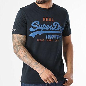 Superdry - T-Shirts Classic M1012451A Navy Blue