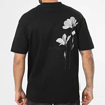 Classic Series - Tee Shirt Oversize 91J Floral Noir
