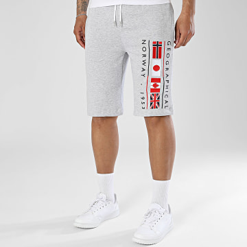 Geographical Norway - Casual Short Paurant Lichtgrijs Gemêleerd