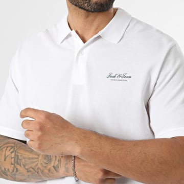 Jack And Jones - Polo de Manga Corta Archive Graphic Blanco