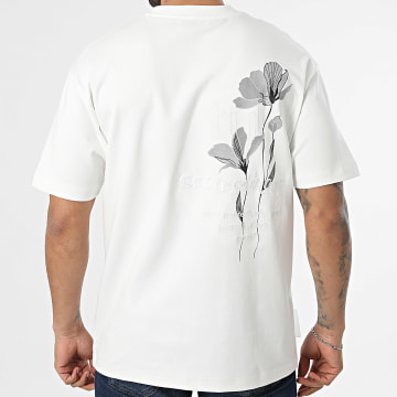 Uniplay - Tee Shirt Oversize 91J Floral Beige Clair