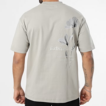 Uniplay - Tee Shirt Oversize 91J Floral Gris