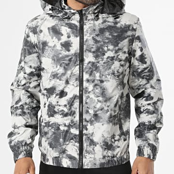 Uniplay - Chaqueta Capucha con Cremallera 019 Gris Negro Blanco