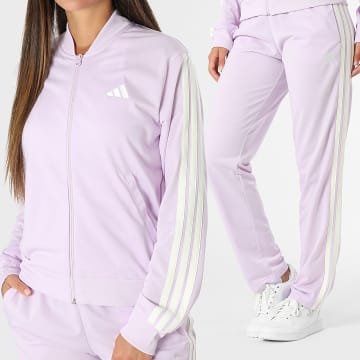 Adidas Sportswear - Conjunto Fato de treino A Tiras Mulher 3 Stripes KB8167 Roxo