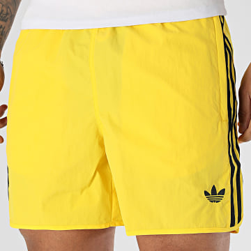 Adidas Originals - Casual Short Jogging Met Strepen Sprinter KE3568 Geel