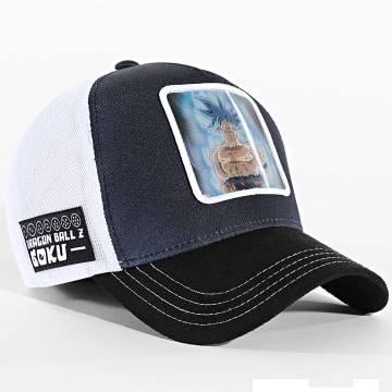 Dragon Ball Z - Casquette Trucker Goku Noir Blanc Bleu Denim
