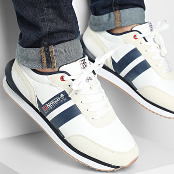 Geographical Norway - Sneakers Orlando Weiß