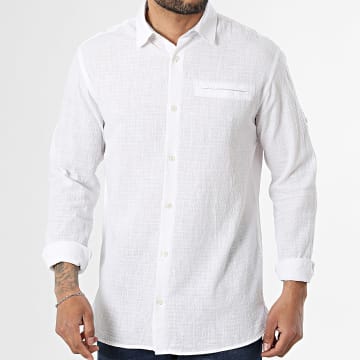 Jack And Jones - Camisa Manga Larga Blusummer Blanco