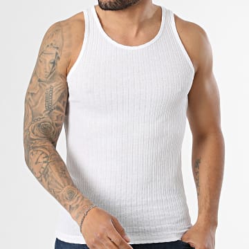 Jack And Jones - Regata Texturizada Maine Branco