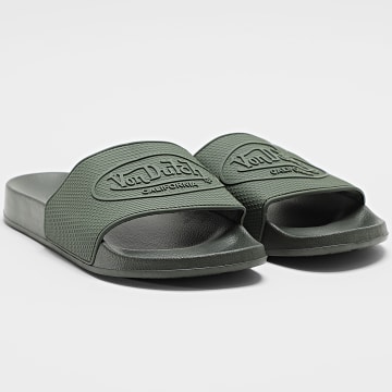 Von Dutch - Slides Calif Dark Khaki Green