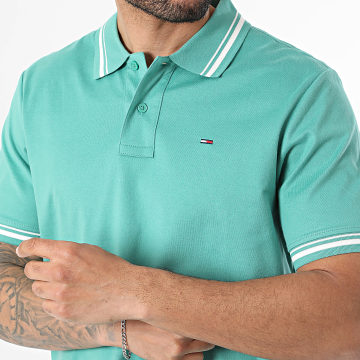 Tommy Jeans - Polo Manches Courtes Regular Fit Tipped 2700 Vert
