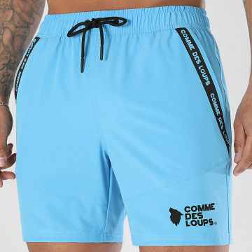 Comme Des Loups - Pantaloncino Da Bagno Swim Blu