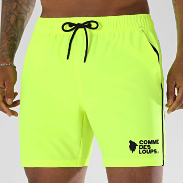 Comme Des Loups - Badshort Steam Geel Fluo Zwart