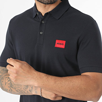HUGO - Polo Manches Courtes Slim Fit Dereso 222 50466202 Bleu Marine