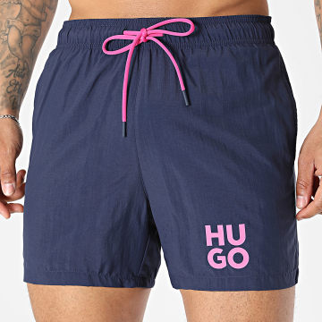HUGO - Short De Bain Paolo 50545464 Bleu Marine Rose