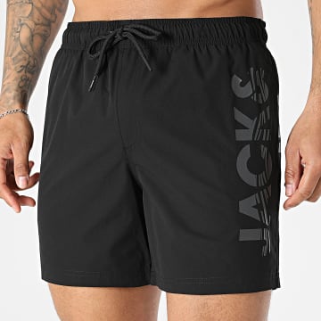 Jack And Jones - Swim Short Maui Wave Logo Black