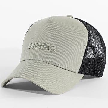 HUGO - Gorra Trucker Marsel 50535942 Verde Kaki Claro Negro