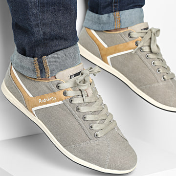 Redskins - Sneakers Aflou Taupe Marine
