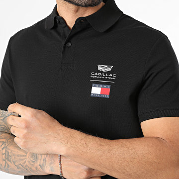 Tommy Hilfiger - Polo Manches Courtes Cadillac F1 Logo 0089 Noir
