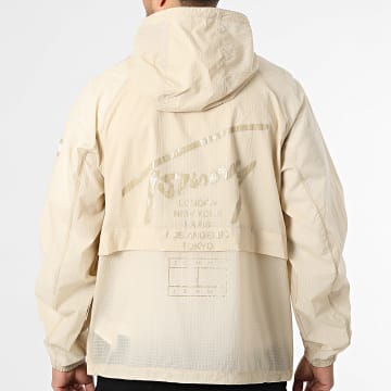 Tommy Jeans - Coupe-Vent Zippé Capuche Signature 2734 Beige
