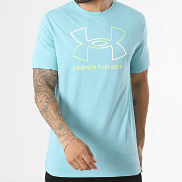 Under Armour - T-Shirt Foundation 1382915 Blu Chiaro