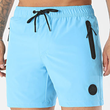 Comme Des Loups - Pantalón Corto de baño Basik Azul Claro