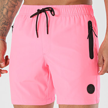 Comme Des Loups - Pantalón Corto de baño Basik Rosa Flúor