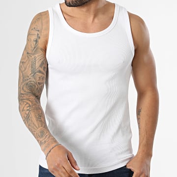 Only And Sons - Camiseta Regata Rib Tanner Branco