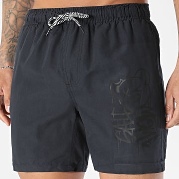 Sale Môme Paris - Swim Short Teddy Dripping Graffiti Black Black