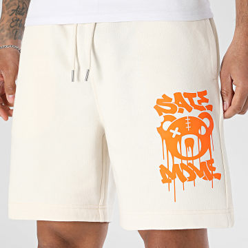 Sale Môme Paris - Jogger Short Teddy Wild Club Beige Orange