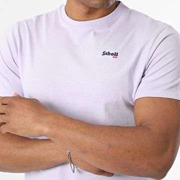 Schott NYC - T-Shirt Casual Violet
