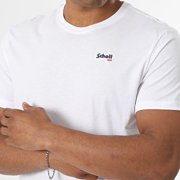 Schott NYC - T-Shirt Casual Wit
