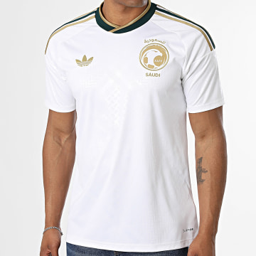Adidas Originals - Maillot De Foot Officiel Arabie Saoudite Extérieur 2026 JL6953 Beige Clair