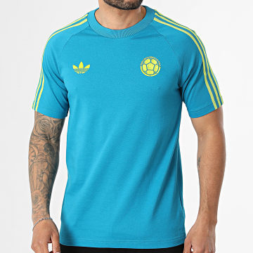 Adidas Originals - Tee Shirt 3 Stripes Colombie Originals KA1532 Bleu