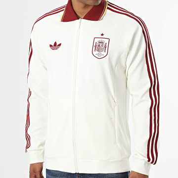 Adidas Originals - Veste Zippée 3 Stripes Espagne Extérieur JZ2249 Beige Clair