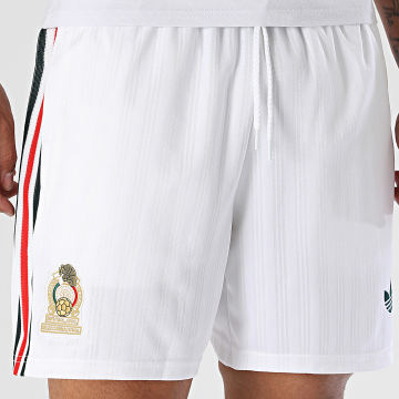 Adidas Originals - Short Jogging 3 Stripes Mexique Originals JZ6484 Blanc