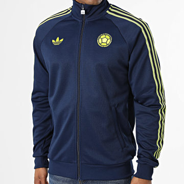 Adidas Originals - Veste Zippée 3 Stripes Colombie Originals JZ9088 Bleu Marine