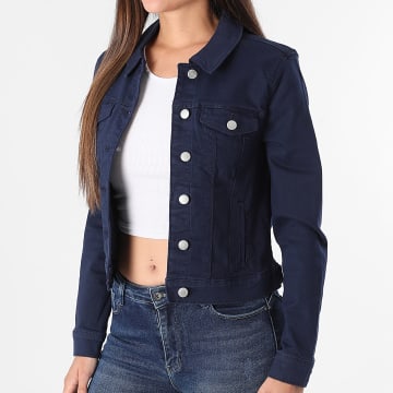 Classic Series - Jass Jean Dames Crop Soya Donkerblauw