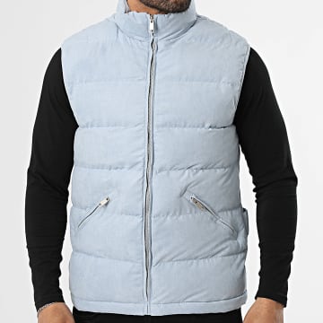 Frilivin - Doudoune Sans Manches U77 Bleu Clair