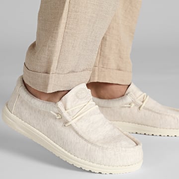 Hey Dude - Mocassino Wally Stretch Jersey Avena