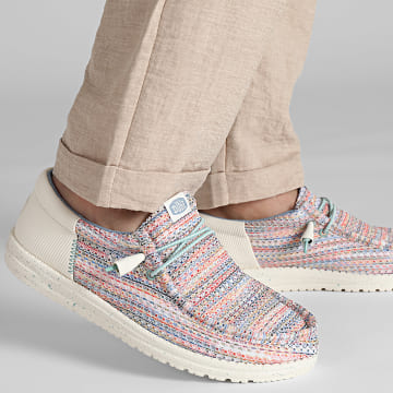 Hey Dude - Mocassini Wally Funk Multi Mesh Egret Multi