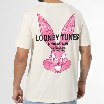 Looney Tunes - Camiseta Oversize Bugs Bunny Graf Pink Beige
