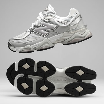 New Balance - Baskets 9060 U90606MU Light Grey Silver
