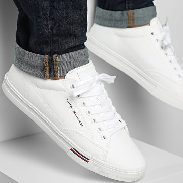 Tommy Hilfiger - Baskets Vulc Core Rwb Long Lace CVS 5813 White