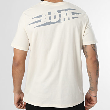 ADM / ADAMANTIUM - T-Shirt Oversized Large Forgé Par Le Charbon Bege Cinza