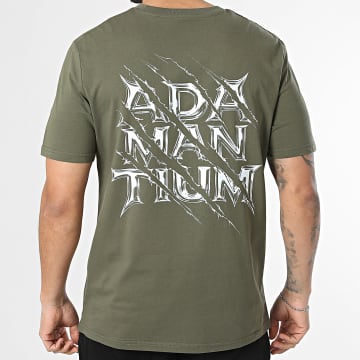 ADM / ADAMANTIUM - T-Shirt Oversized Large ADM Verde Kaki