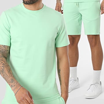 Classic Series - Ensemble Tee Shirt Et Short Jogging Morpheus Vert Clair