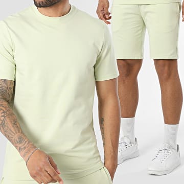Classic Series - Ensemble Tee Shirt Et Short Jogging Morpheus Vert Lime